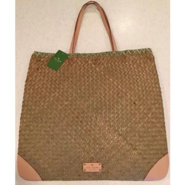 NWT $225 Kate Spade Wish You Were Here ☀️ Gemina Straw Bag Tote Beach 