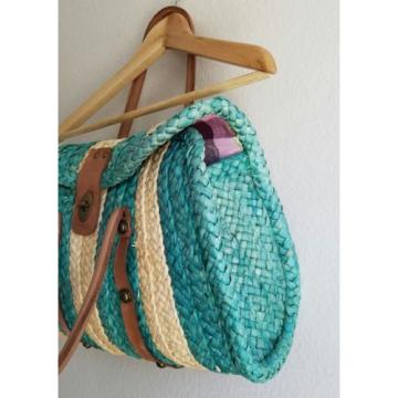 Anthropologie Pilcro and The Letterpress Village Straw Bag