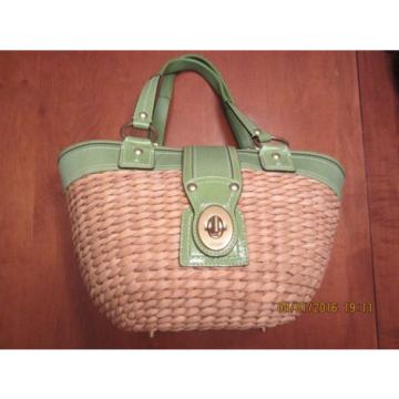 COACH SUMMER STRAW BAG