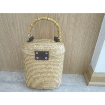 VICTORIA`S SECRET NATURAL STRAW BAG TOTE SUMMER rare