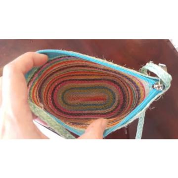 Handmade Natural Fiber Cross Body Bag, Sisal Cross Body Beach bag, Straw Bag