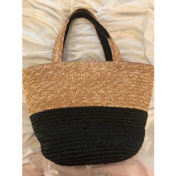 Neiman Marcus Straw Beach Bag