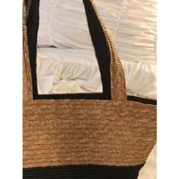 Neiman Marcus Straw Beach Bag