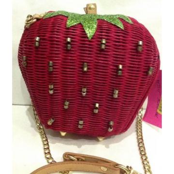 betsey johnson strawberry purse