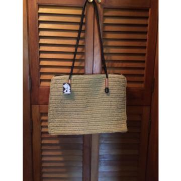 NWT Urban Outfitters Neutral Straw Rope Tote Bag $69.00