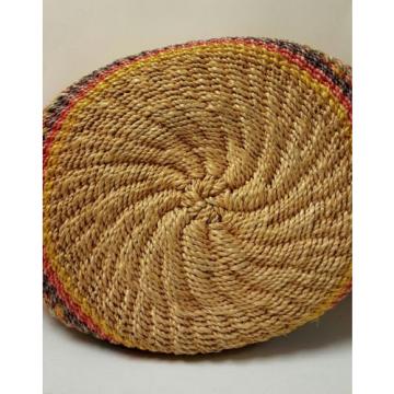 Vintage Woven Straw / Jute Southwestern Boho Bag / Purse