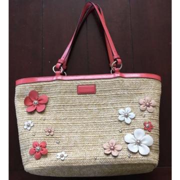 coach pink flower purse