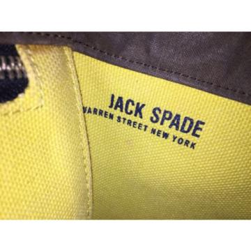 pre-loved authentic JACK SPADE striped canvas BEACH BAG tote $189msrp