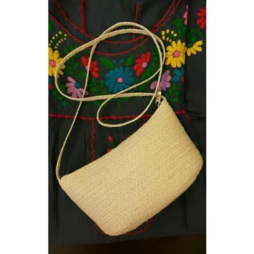 Handmade Natural Fiber Cross Body Bag, Sisal Cross Body Beach bag, Straw Bag