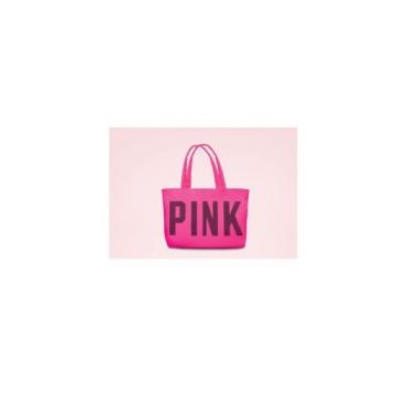 Victoria&#039;s Secret PINK Shopper / Tote / Beach Bag *Nw/oT* Pink Jersey Print Logo