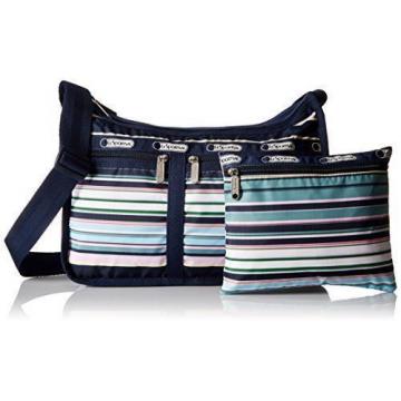 LeSportsac Deluxe Everyday Shoulder Bag, Beach Stripe, One Size