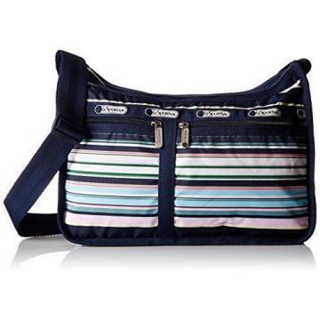 LeSportsac Deluxe Everyday Shoulder Bag, Beach Stripe, One Size