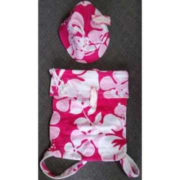 Beach bag tote and hat