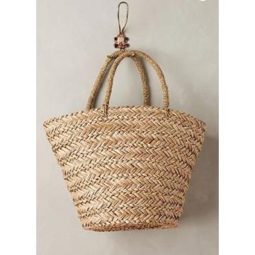 NEW Anthropologie Flora Bella Nimmes Straw Tassel Tote Beach Bag $148