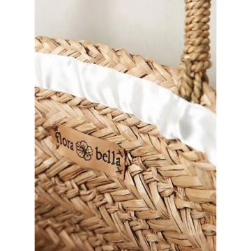 NEW Anthropologie Flora Bella Nimmes Straw Tassel Tote Beach Bag $148