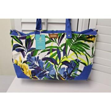 Caribbean Joe Shoulder Tote Bag Vacation Resort Tote Handbag Tropical Beach bag