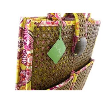 VERA BRADLEY Bali Gold Tiki BEACH Tote BAG NEW and UNUSED $125