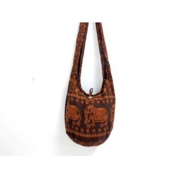 KID TRIP BEACH SMALL BROWN MONK SHOULDER BAG CUSTOM HOBO FREE GYPSY THAI UNISEX