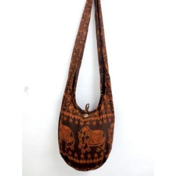 KID TRIP BEACH SMALL BROWN MONK SHOULDER BAG CUSTOM HOBO FREE GYPSY THAI UNISEX