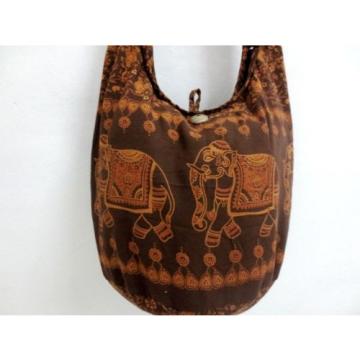 KID TRIP BEACH SMALL BROWN MONK SHOULDER BAG CUSTOM HOBO FREE GYPSY THAI UNISEX