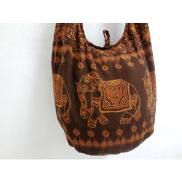 KID TRIP BEACH SMALL BROWN MONK SHOULDER BAG CUSTOM HOBO FREE GYPSY THAI UNISEX