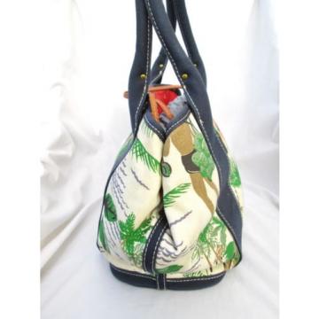 J.CREW ISLAND TOTE BAG Colorful Hawaii Palm Trees Vacation Beach book