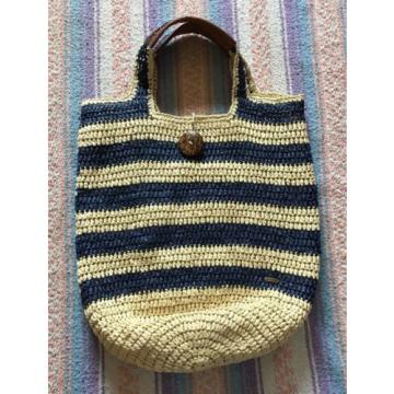 Large Sun N Sand Nautical Large Beach Spring Break Straw Bag