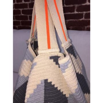 FINAL SALE Authentic Wayuu Oversized Mochila Tote Beach/pic nic Bag Crochet