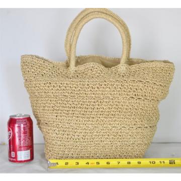 Faded Glory Straw Beach Bag