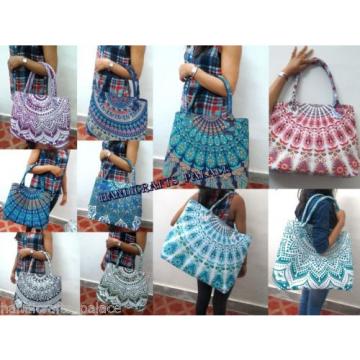 20 Pcs Mandala Bag Wholesale Lot of Women Shopping Purse Handbag Beach Carry Bag