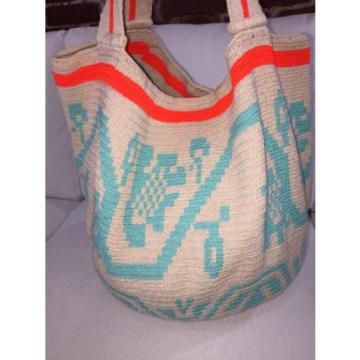 FINAL SALE Authentic Wayuu Oversized Mochila Tote Beach/pic nic Bag Crochet