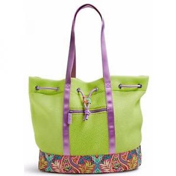 Vera Bradley Mesh Tote PAISLEY IN PARADISE Large Beach Pool Bag lg R$78 NWT FS