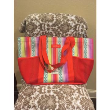 NWT VERA BRADLEY Lighten Up Family Tote SERAPE PARADISE Bag Beach Pool Boat