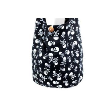 SUMMER BEACH YAAM BOHO SHOULDER BAG SLING HIPPIE CROSSBODY SKULL THAI FREE Q/01