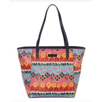 NWT Vera Bradley Breakaway Tote Rio Stripe Large Shopping/beach Bag Free S/H