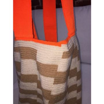 FINAL SALE Authentic Wayuu Oversized Mochila Tote Beach/pic nic Bag Crochet