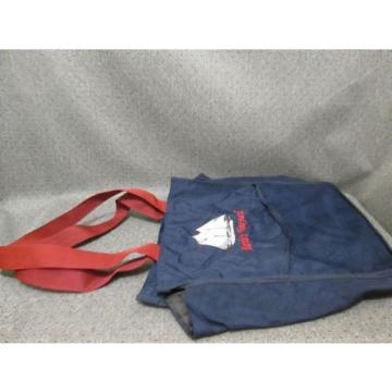 martha&#039;s vineyard LARGE tote BEACH bag NAVY EMBROIDERED SAILBOAT/BOAT/SHIP