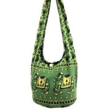 SMALL BEACH ELEPHANT HOBO SHOULDER BAG MESSENGER HMONG CROSSBODY THAI ADVENTURE