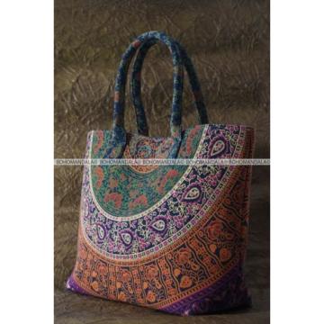 Ladies Hand Bag Women Tote Mandala Bohemian Hippie Gypsy Collective Beach Style