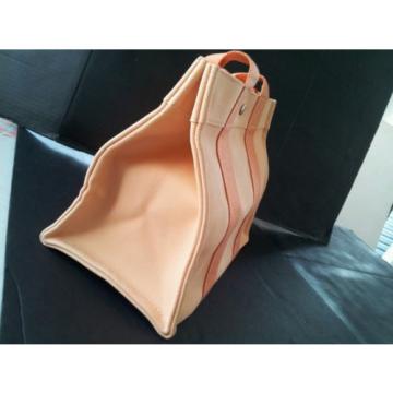 HERMES BORA ORANGE CANVAS TOTE BAG / BRAND NEW HERMES CANVAS COTTON  BEACH BAG