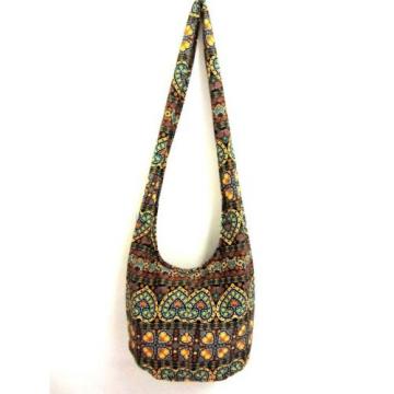 BAG SLING SHOULDER ADVENTURE YOGA BROWN BEACH HOBO HIPPIE MESSENGER PARTY TRAVEL