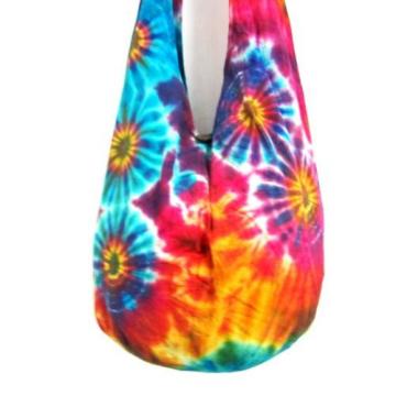 B 30 SHOULDER BAG SLING BEACH TIE DYE HOBO UNIQUE LARGE THAI SCHOOL FRESH UNISEX