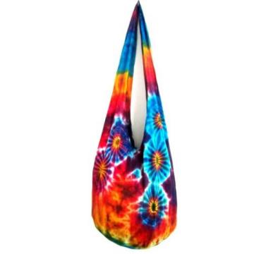 B 30 SHOULDER BAG SLING BEACH TIE DYE HOBO UNIQUE LARGE THAI SCHOOL FRESH UNISEX