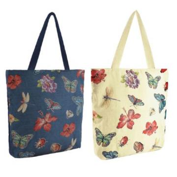 Butterfly Tapestry Design Shoulder / Beach / Shopping Bag