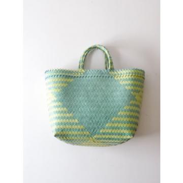 Blue and Yellow Handwoven Market Bag, Tote, Beach, Totokaelo, La Garconne