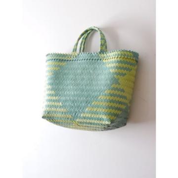 Blue and Yellow Handwoven Market Bag, Tote, Beach, Totokaelo, La Garconne