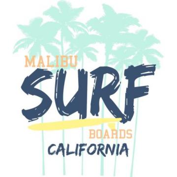 Malibu Surf Orange Cotton Beach Tote Bag