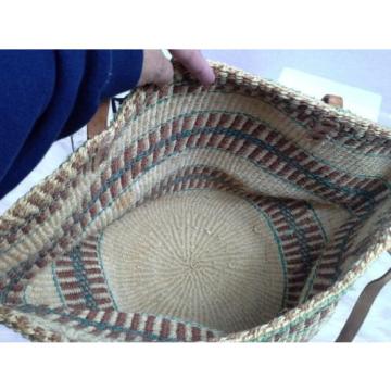 SUMMER BEACH KNITTED ROPE BAG/PURSE HEAVY 2 LBS. MULTI COLOR