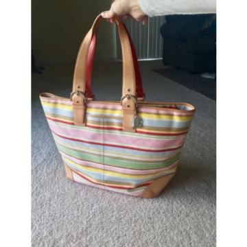 Coach XL Weekender Daisy Hamilton Beach Tote Shoulder Bag #4299