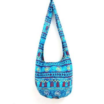 HMONG UNISEX BEACH SHOULDER BAG SLING BOHO SPIRAL GYPSY THAI YAAM HOBO CAMPUS